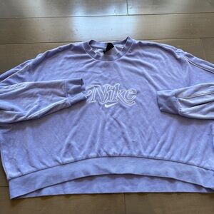 Nike Terry Light Lavender Crewneck
